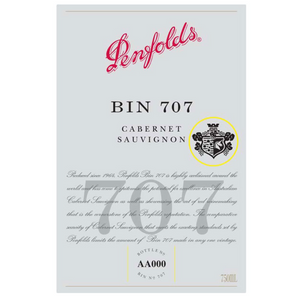Penfolds Cabernet Sauvignon Bin 707 2012 (NEW)