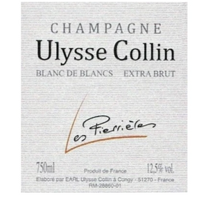 Ulysse Collin Blanc de Blancs Les Pierrieres 2017 (NEW)
