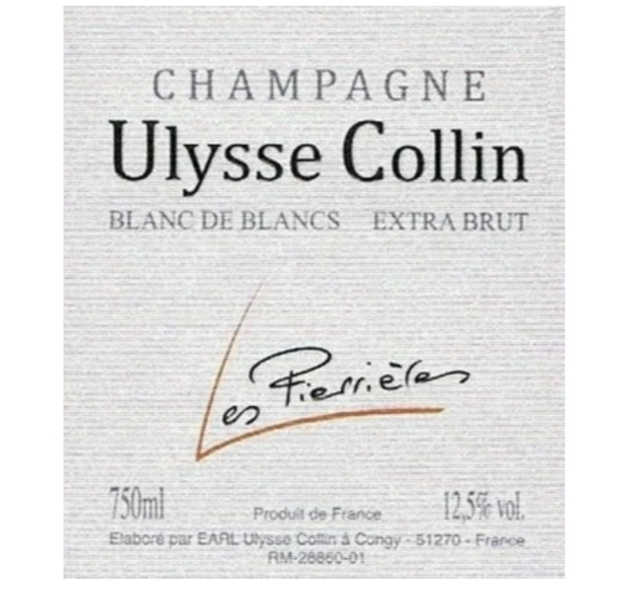 Ulysse Collin Blanc de Blancs Les Pierrieres 2017 (NEW)