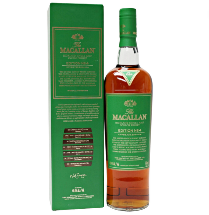 Macallan Edition No. 4 Single Malt Scotch (750mL)