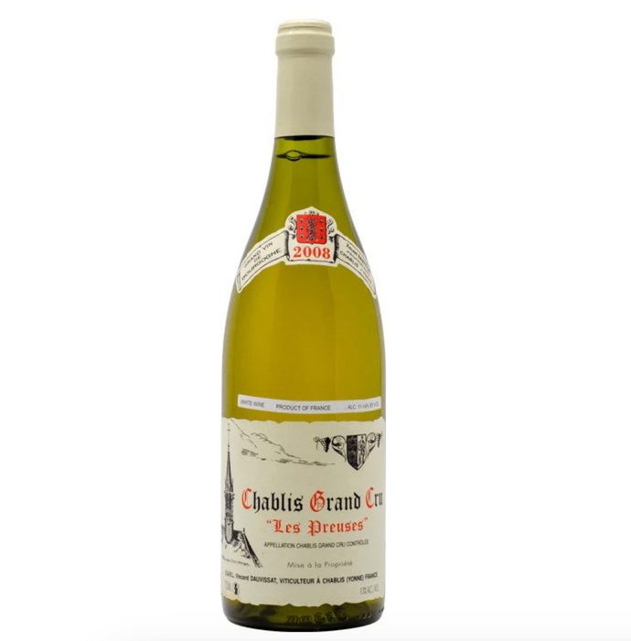 Rene et Vincent Dauvissat Chablis Les Preuses 2008 - NEW
