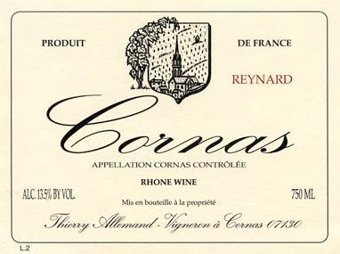 Allemand Cornas Reynard 2005